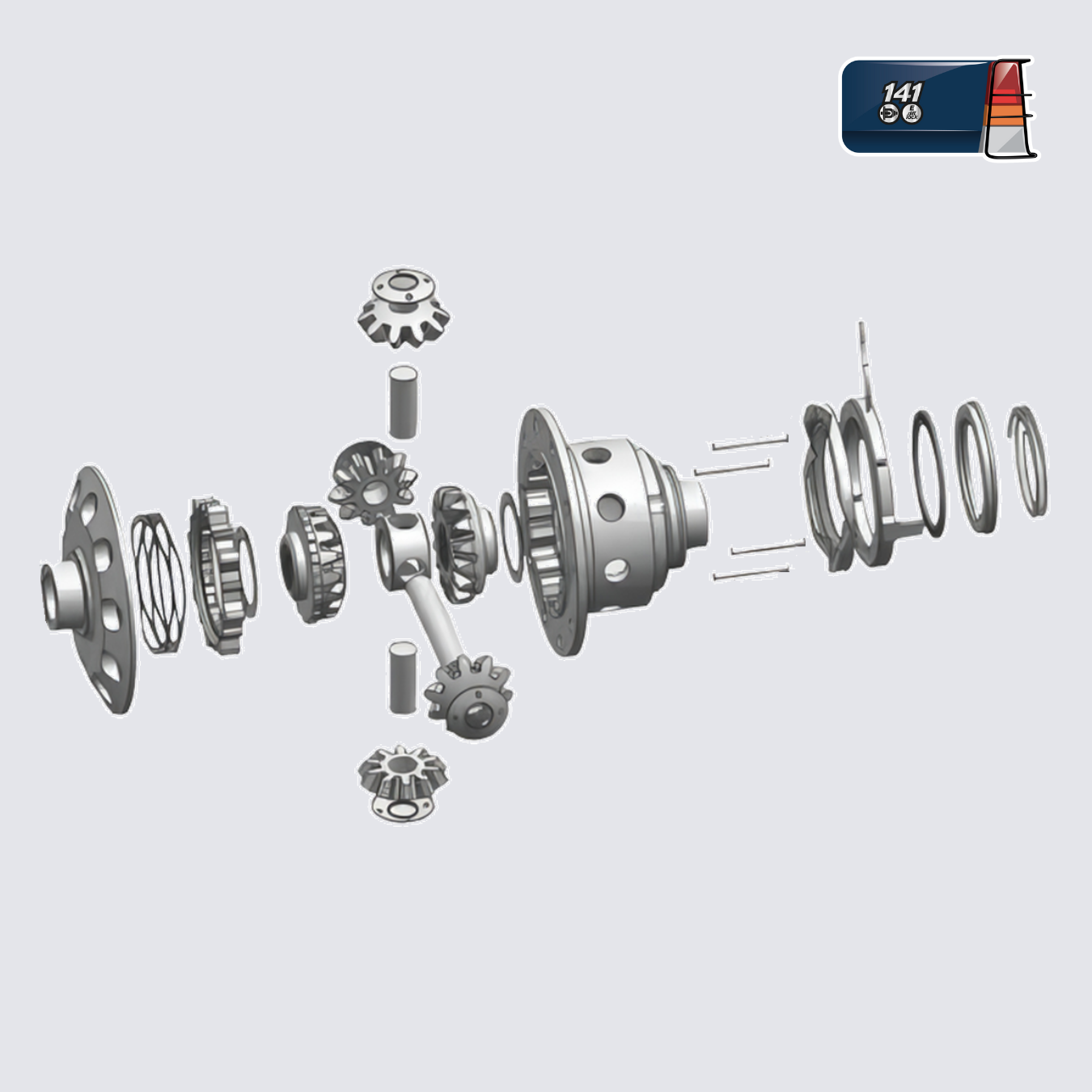 E-difflock (rear) for Fiat Panda 4x4 (83-03)