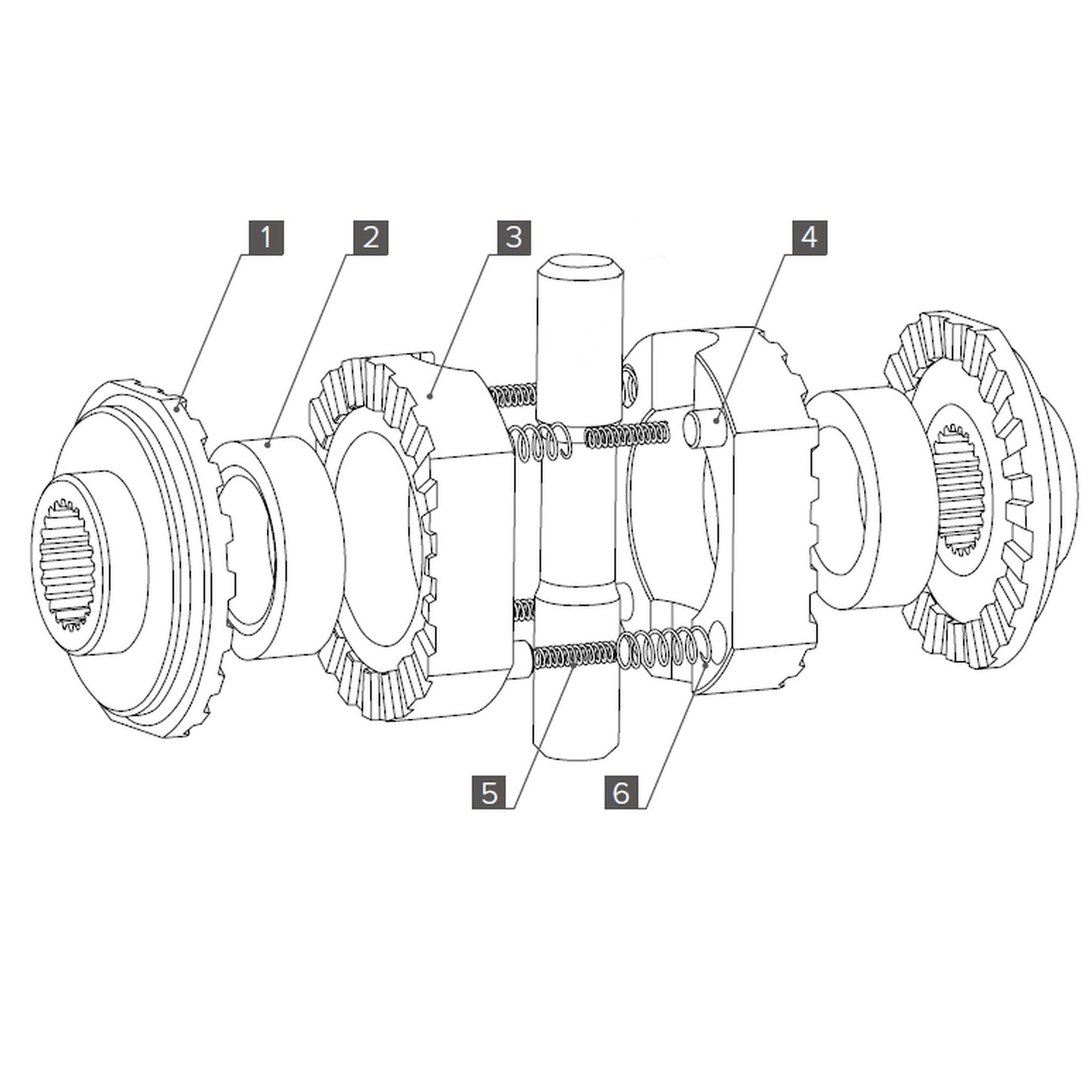 Automatic rear differential lock for Fiat Panda I 4x4 and Lancia/Autobianchi Y10 4WD